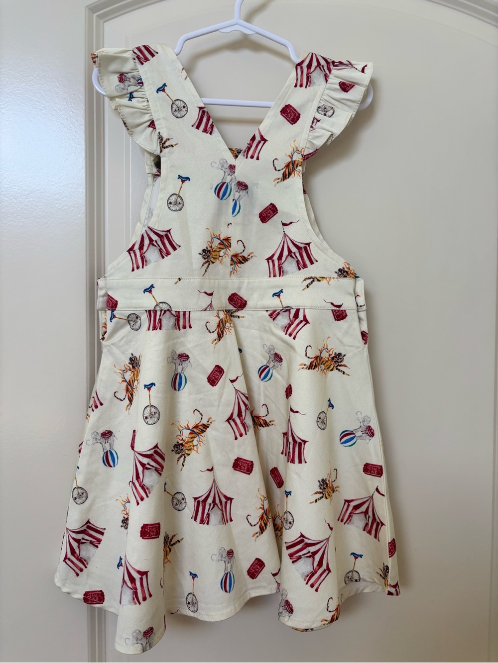 Classic Prep Dress with Circus print - 4T - Picture 4 of 10